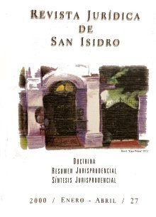 Revista Jurídica de San Isidro - Serie histórica | 2000 Tomo XXVII