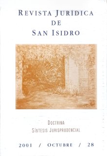 Revista Jurídica de San Isidro - Serie histórica | 2001 Tomo XXVIII