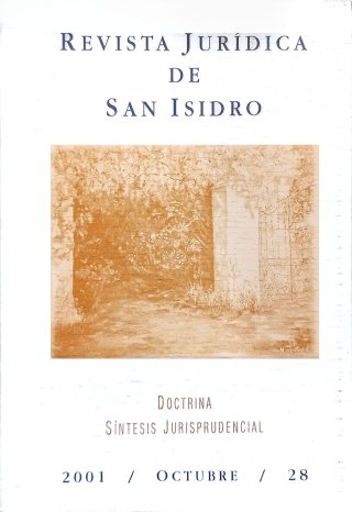 Revista Jurídica de San Isidro - Serie histórica | 2001 Tomo XXVIII