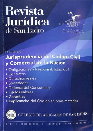 Revista Jurídica de San Isidro - Serie histórica | 2016 Tomo XXX