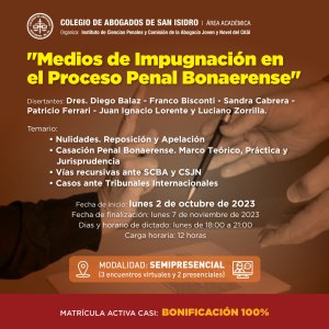 Medios de impugnación en el proceso penal bonaerense